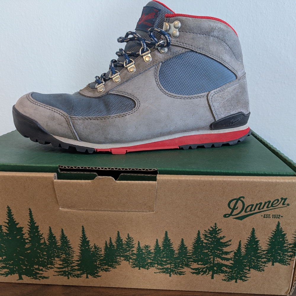 Danner Men’s Gray and Red Casual Hiking Boot